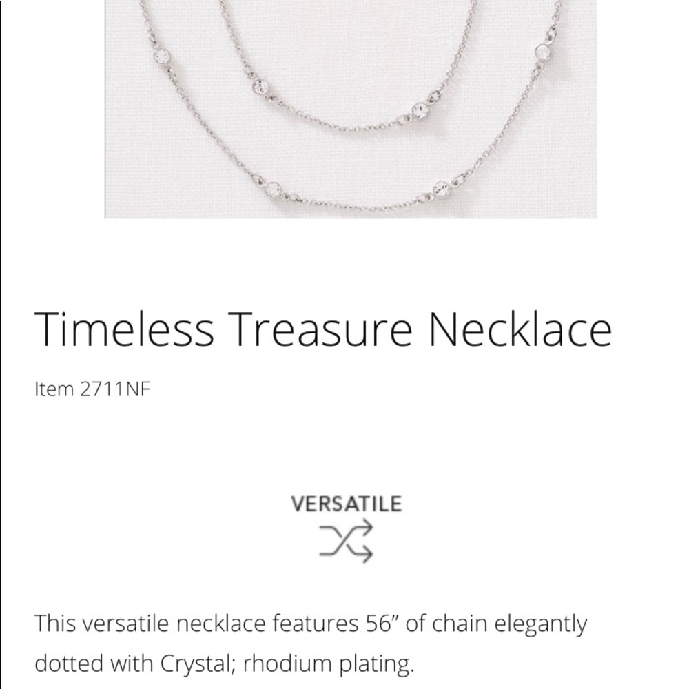 Timeless Treasure Necklace- Swarovski Crystal